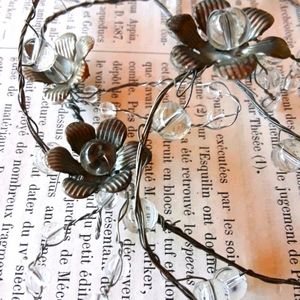 Jeanne d'arc Living metal and beaded swag